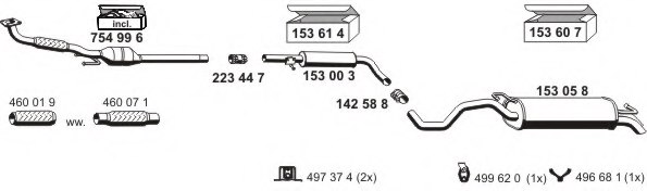 ERNST 070460 Exhaust System